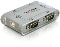 Delock 4 Port USB 2.0 Serial Hub (87414)